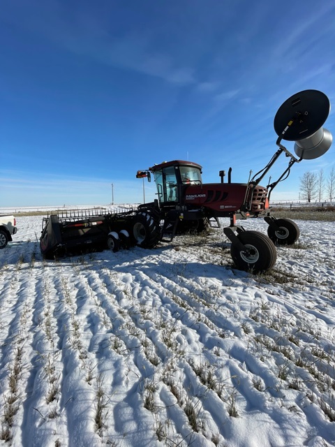 2021 MacDon M155 Windrower