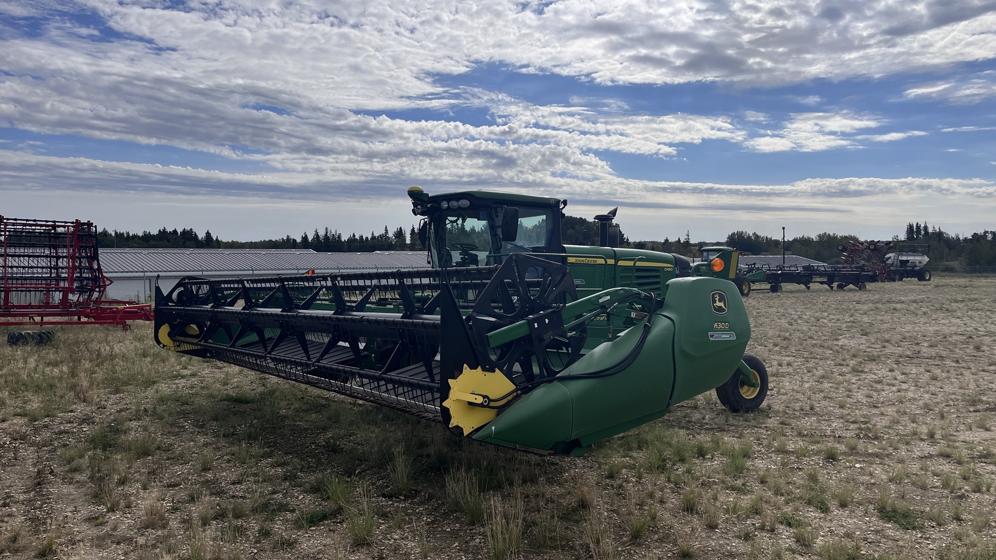 2011 John Deere D450 Windrower