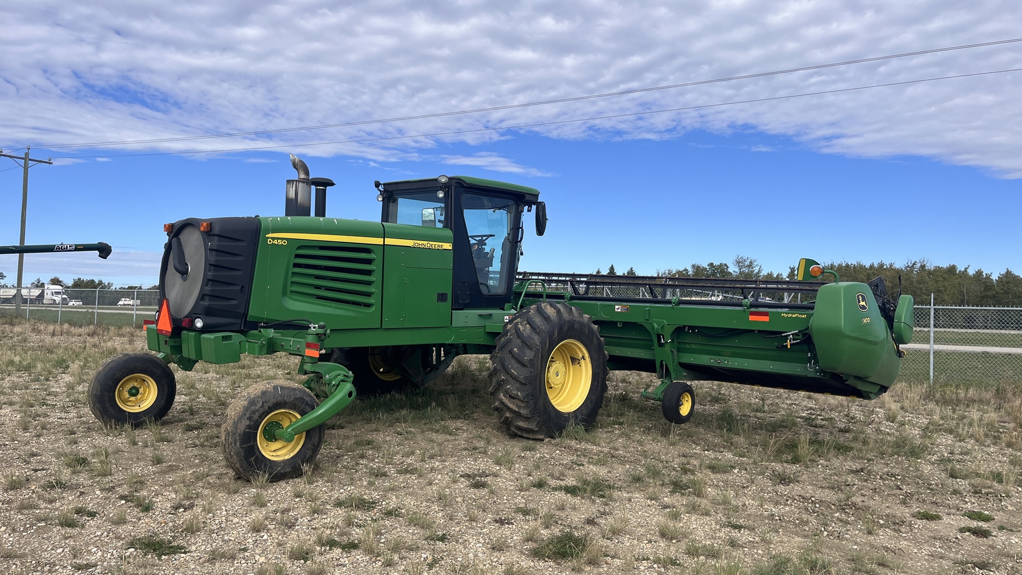 2011 John Deere D450 Windrower