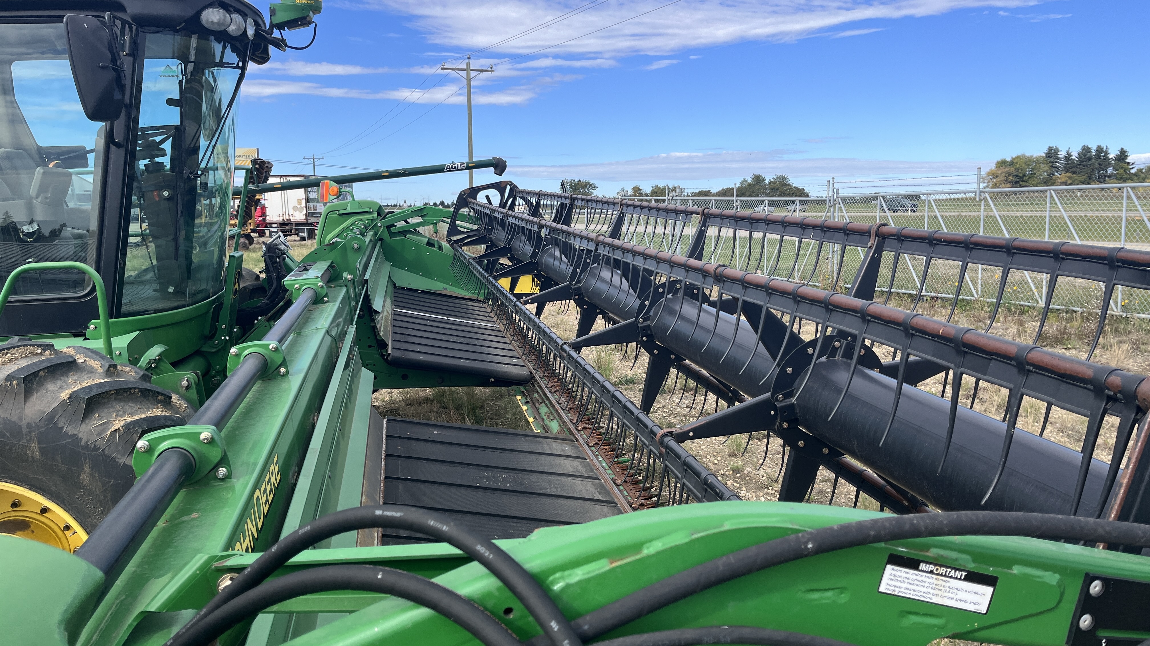 2011 John Deere D450 Windrower