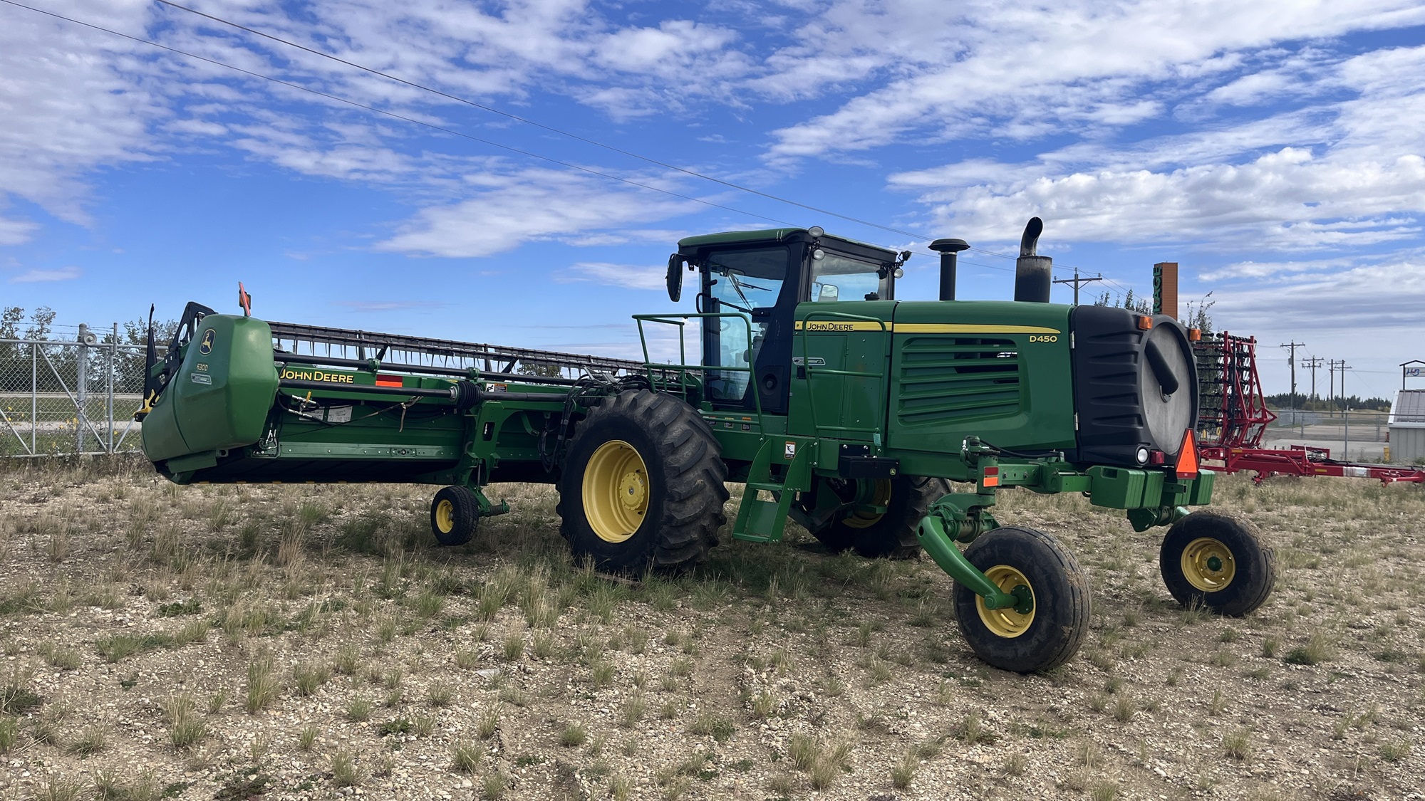 2011 John Deere D450 Windrower