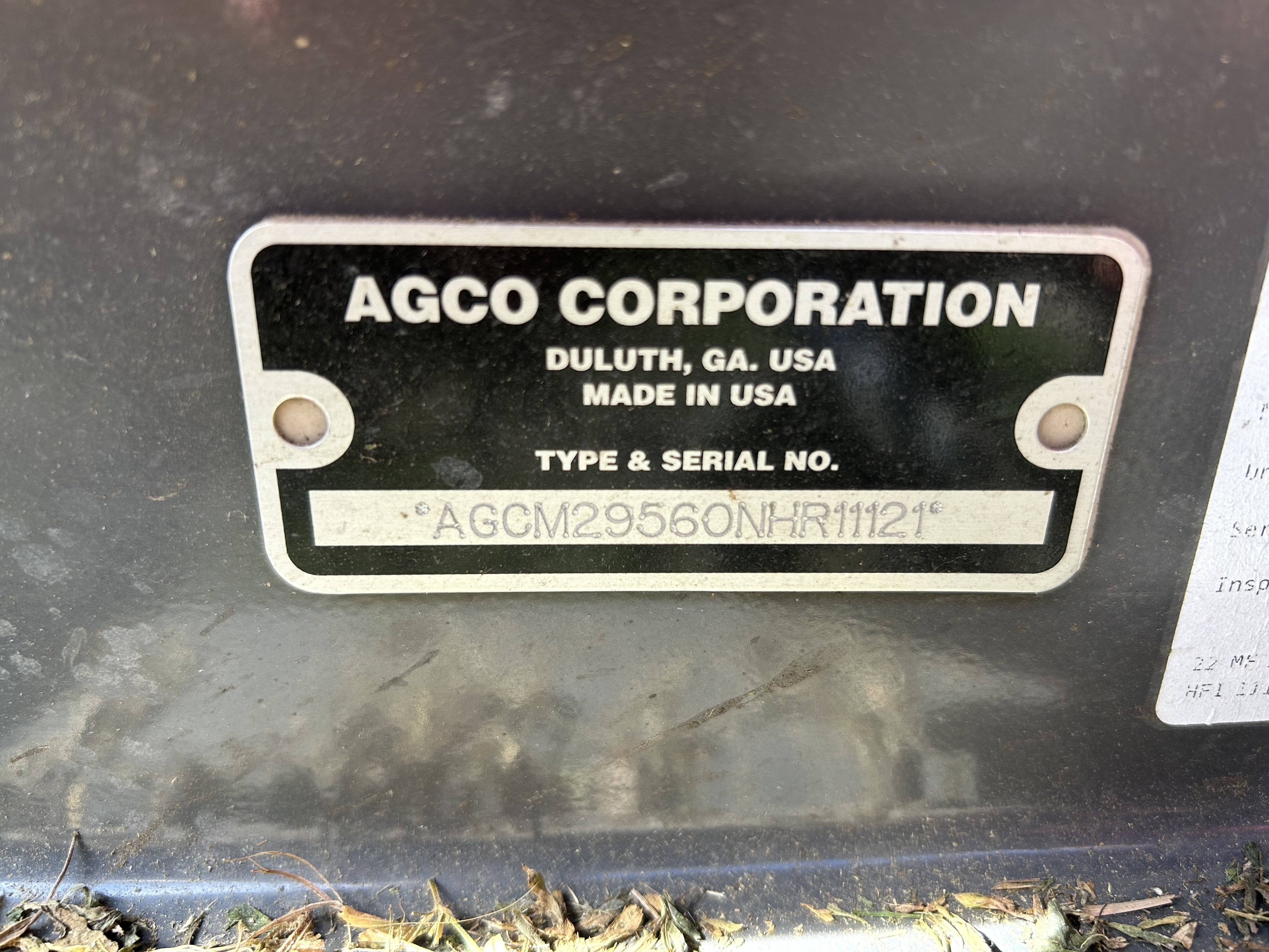 2022 Massey Ferguson 2956 Baler/Round