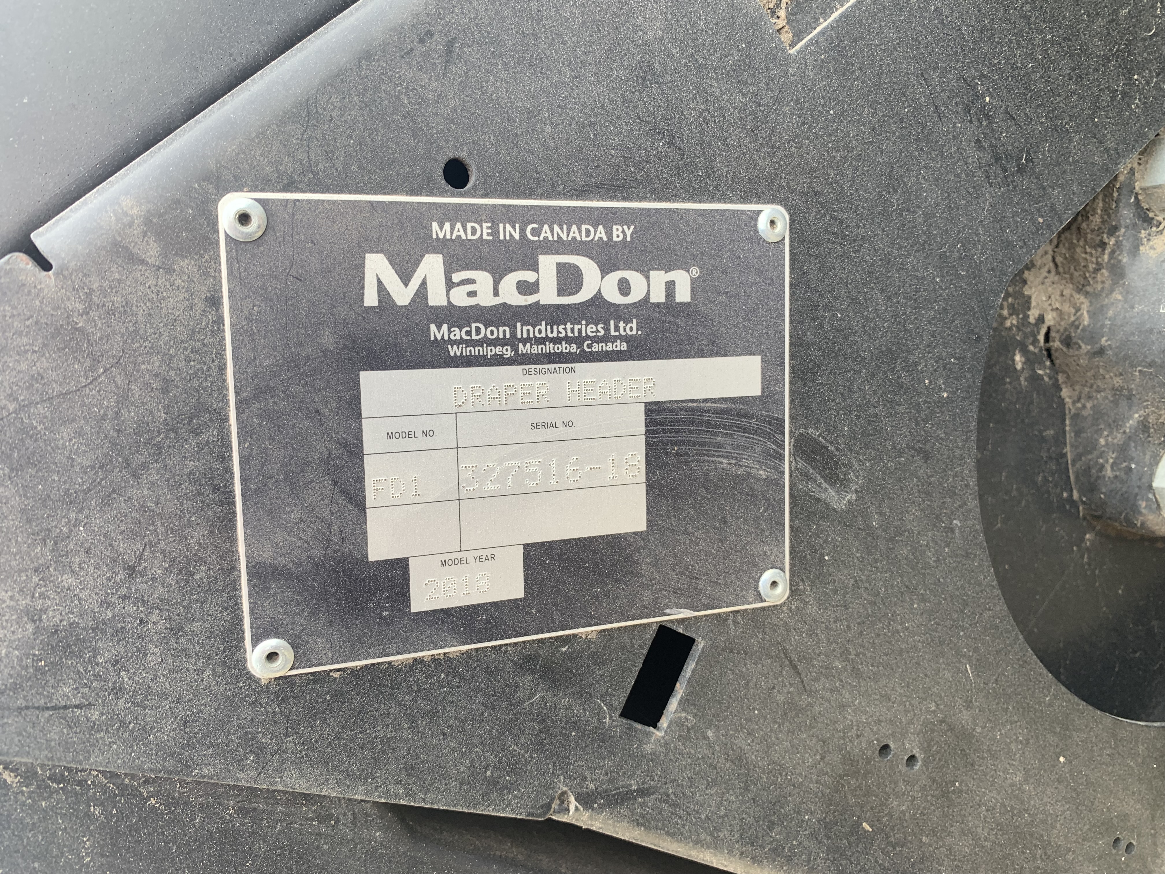 2018 MacDon FD140 Header Flex