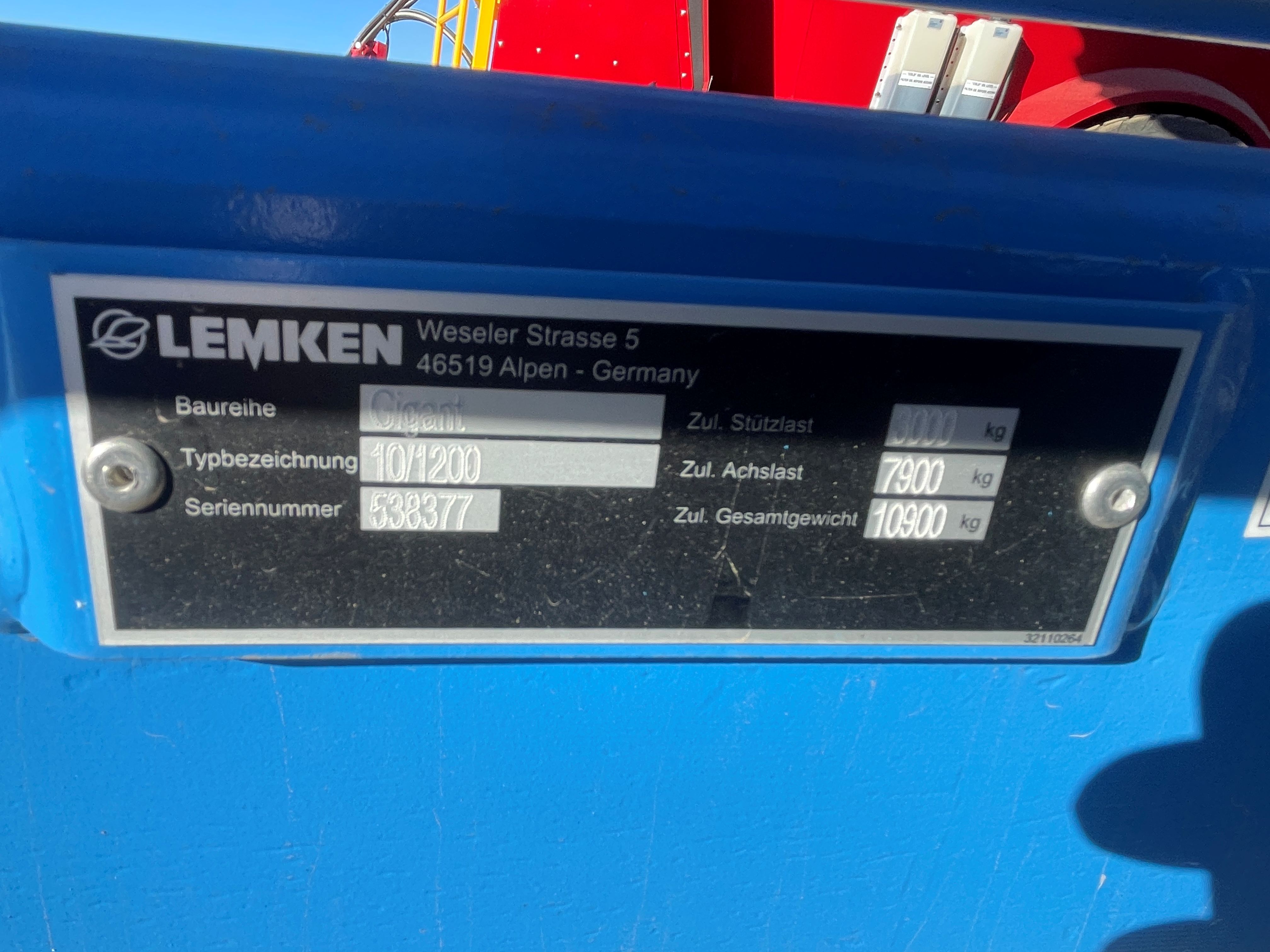 2025 LEMKEN GIGANT 10/1200 Disk High Speed