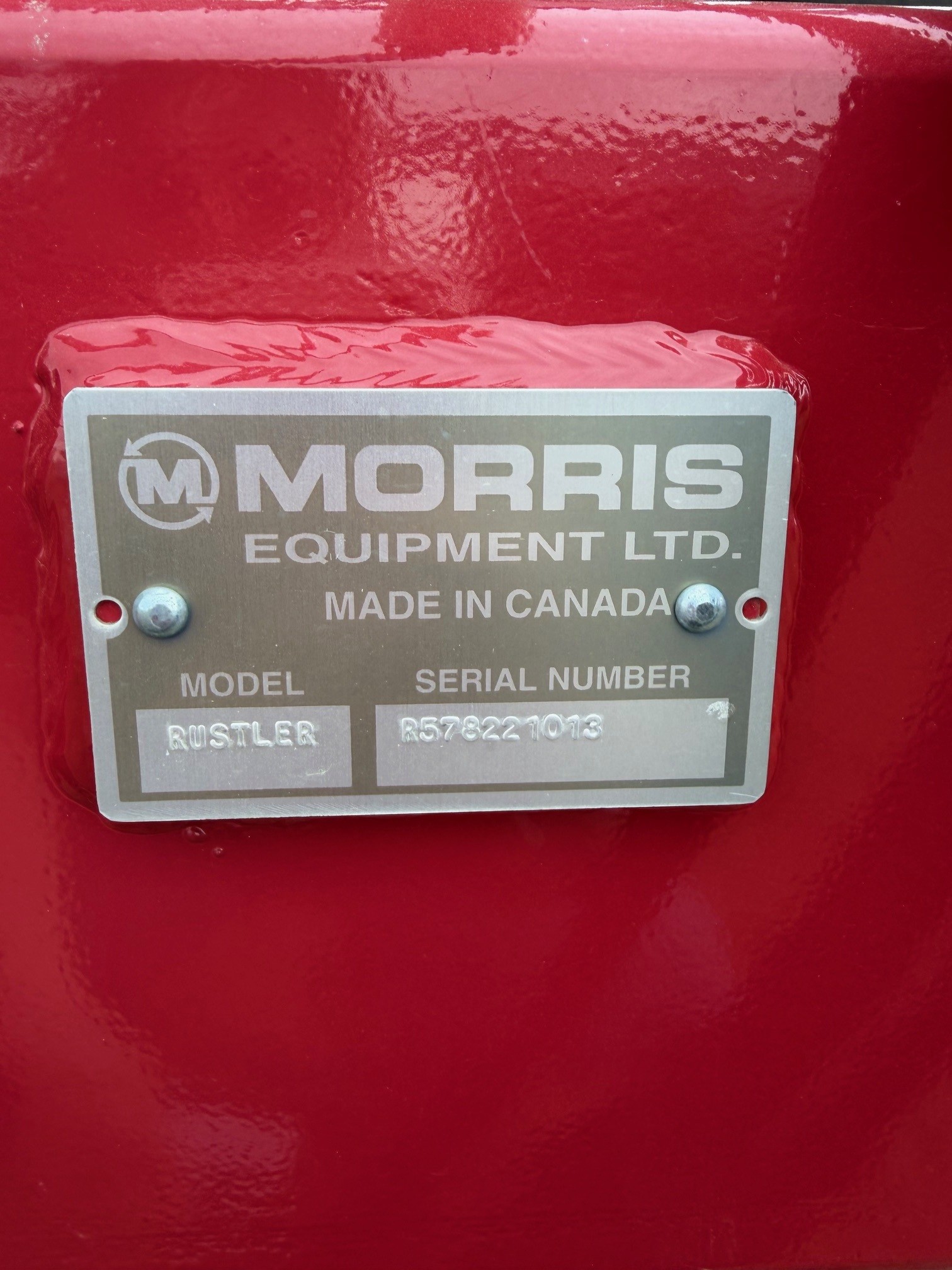 2022 Morris RUSTLER78 Harrow