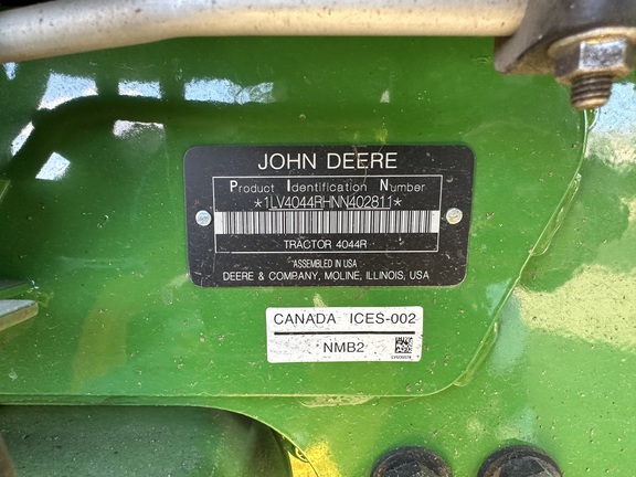 2022 John Deere 4044R Tractor Compact