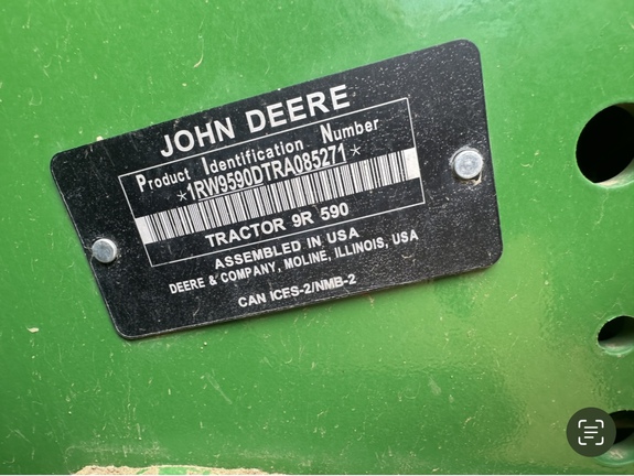 John Deere 9R 590 Tractor 4WD