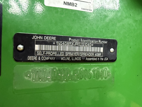 2025 John Deere 408R Sprayer/High Clearance