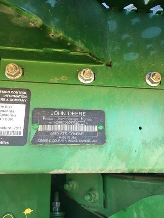2011 John Deere 9870 STS Combine
