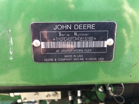 2021 John Deere RD45F Header Combine