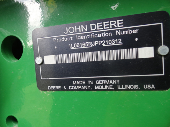 2024 John Deere 6R 165 Tractor