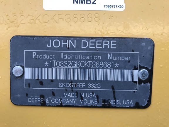 2020 John Deere 332G Skid Steer Loader