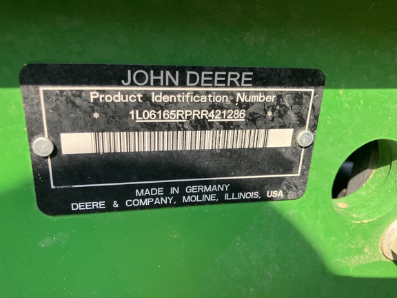 2024 John Deere 6R 165 Tractor