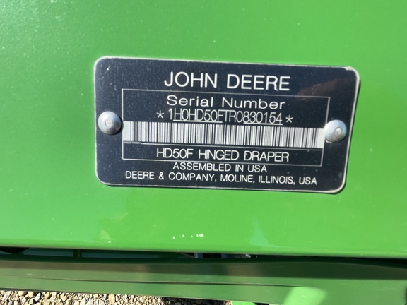 2024 John Deere HD50F Header Combine