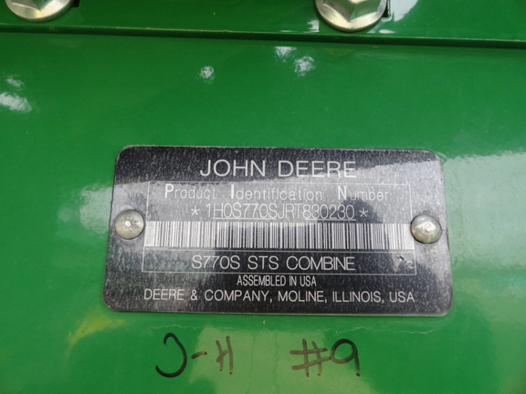 2024 John Deere S770 Combine