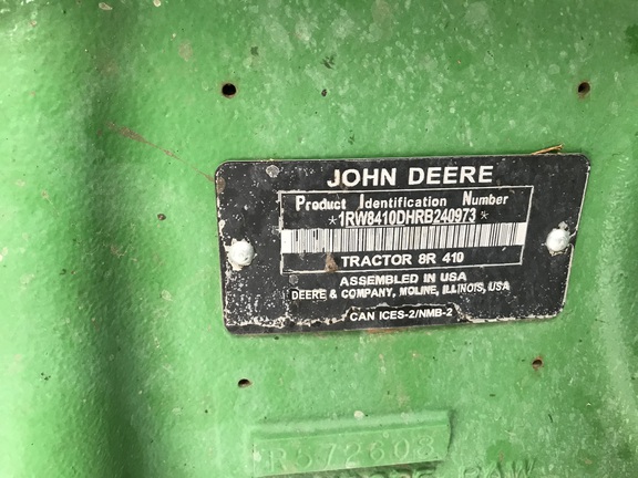 2024 John Deere 8R 410 Tractor