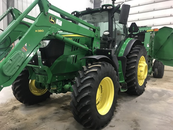 2017 John Deere 6195R Tractor