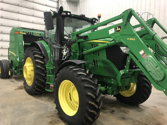 2017 John Deere 6195R Tractor