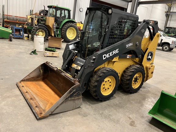 2022 John Deere 318G Skid Steer Loader
