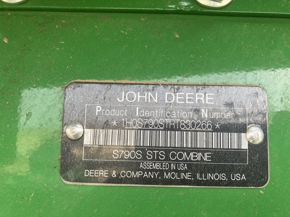 2024 John Deere S790 Combine