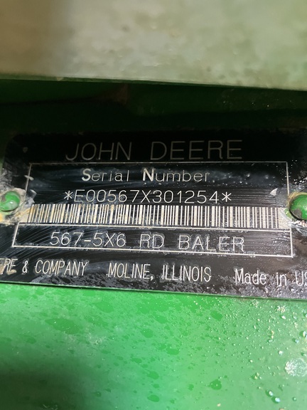 2004 John Deere 567 Baler/Round