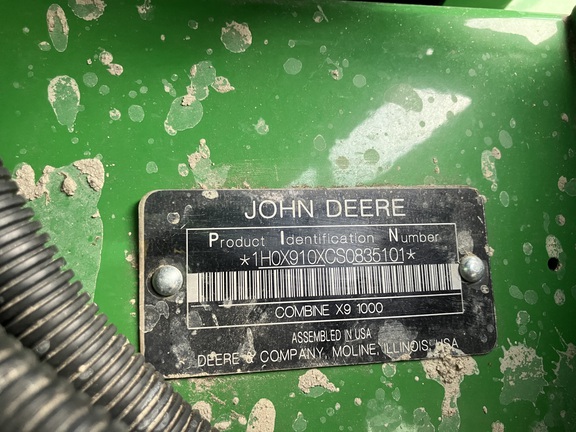 2025 John Deere X9 1000 Combine