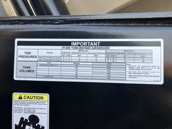 2023 Bourgault 3335/91300 Air Seeder