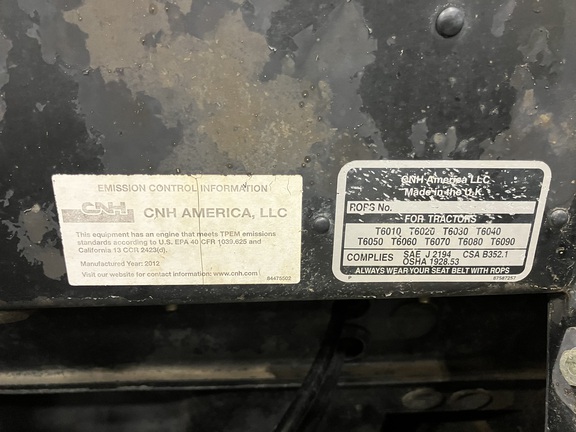 2012 New Holland T6050 Plus Tractor