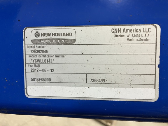 2012 New Holland T6050 Plus Tractor