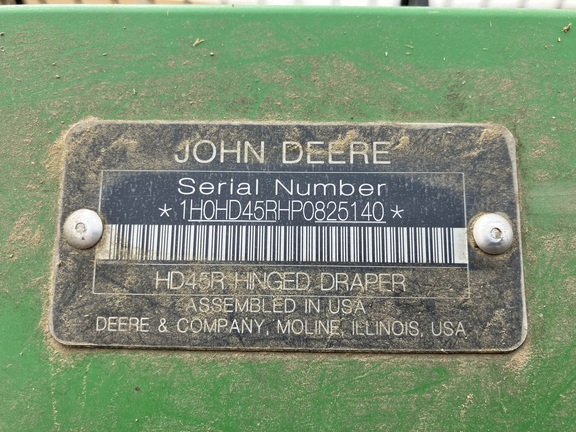 2023 John Deere HD45R Header Combine