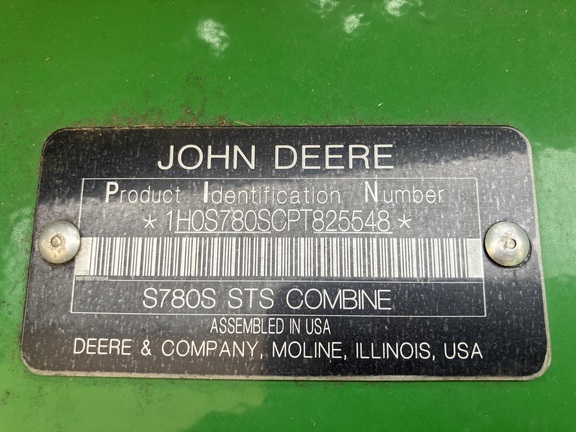 2023 John Deere S780 Combine