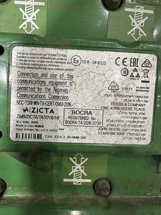 2019 John Deere STARFIRE 6000 Precision Ag