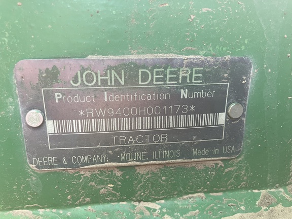 1997 John Deere 9400 Tractor 4WD
