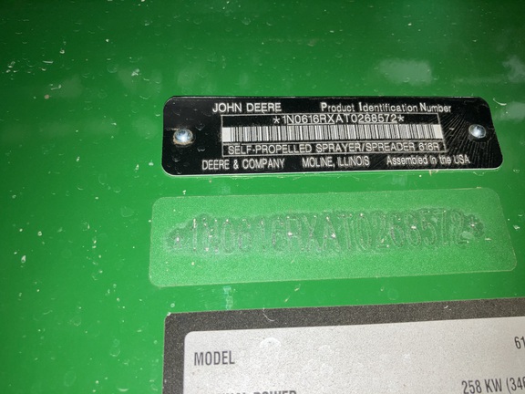 2026 John Deere 616R Sprayer/High Clearance