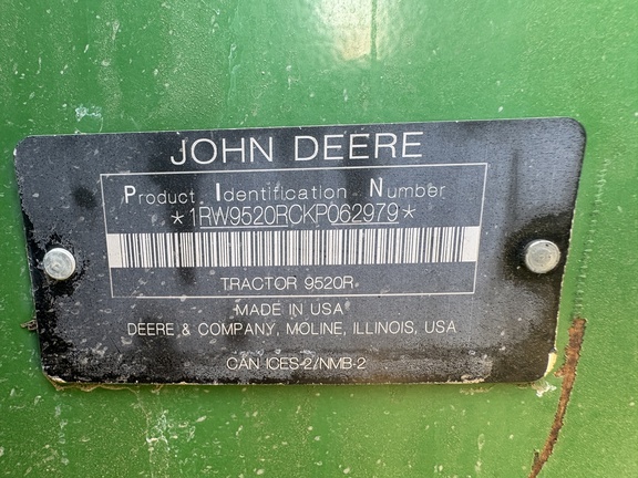 2019 John Deere 9520R Tractor 4WD
