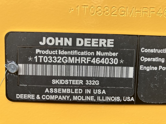 2024 John Deere 332G Skid Steer Loader