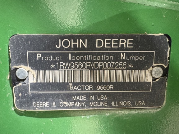 2013 John Deere 9560R Tractor 4WD