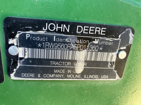 2014 John Deere 9560R Tractor 4WD