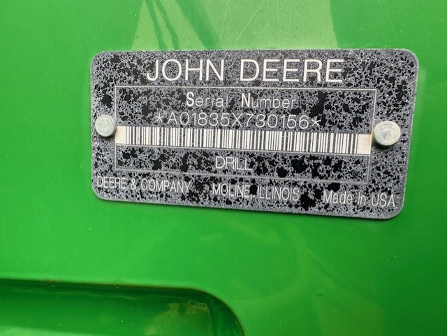 2010 John Deere 1835 Air Drill