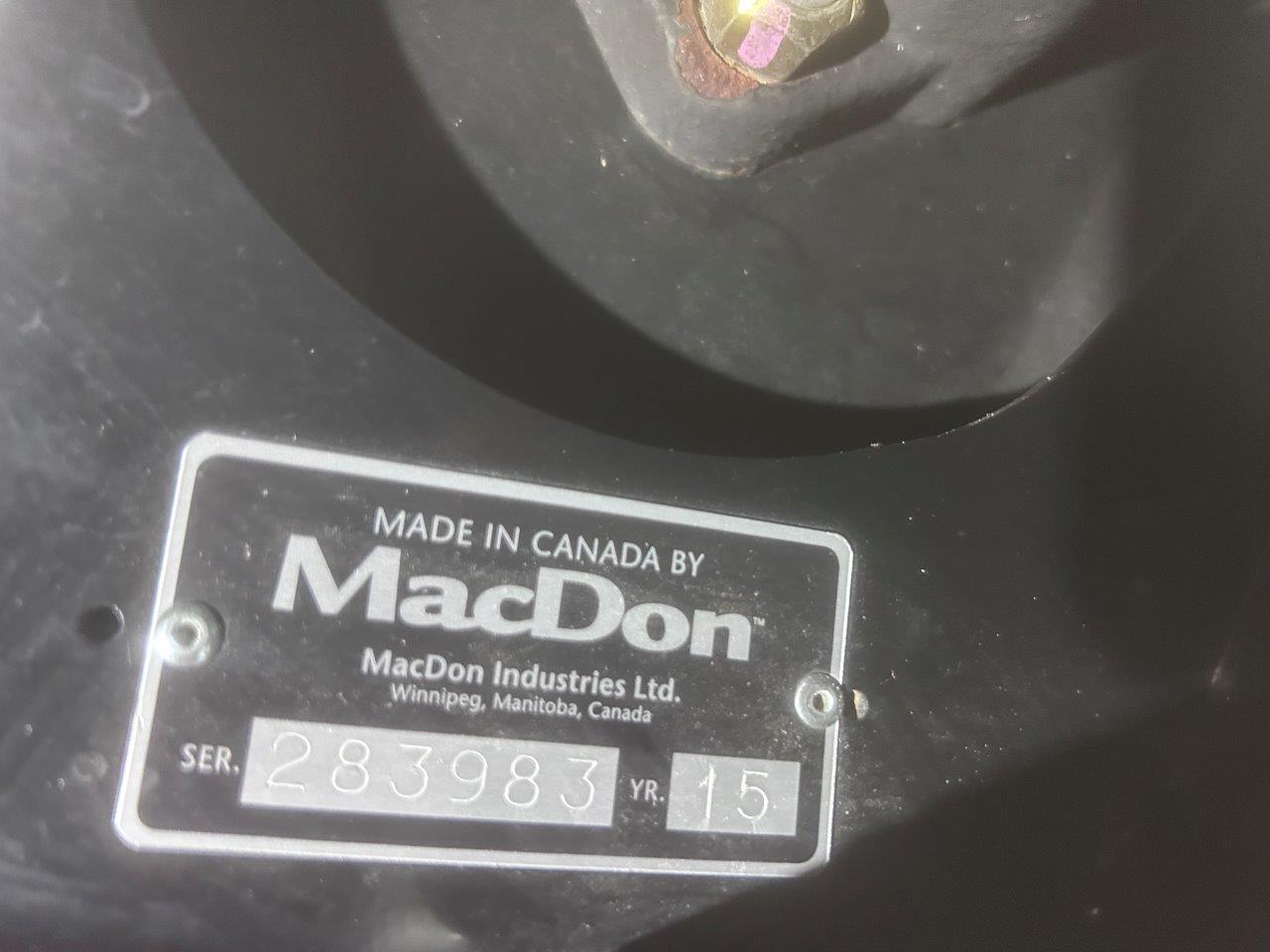 2015 MacDon FD75 Header Draper