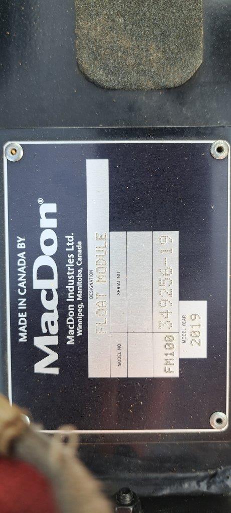 2019 MacDon FD145 Header Draper