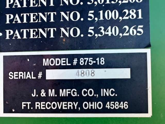 2010 J&M 875 Grain Auger