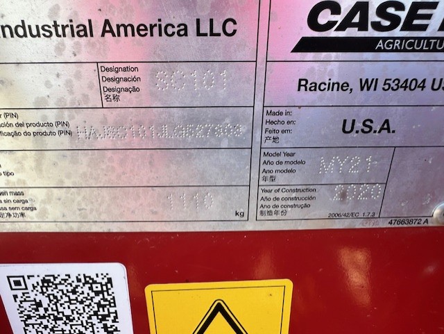 2021 Case IH SC101 Mower Conditioner