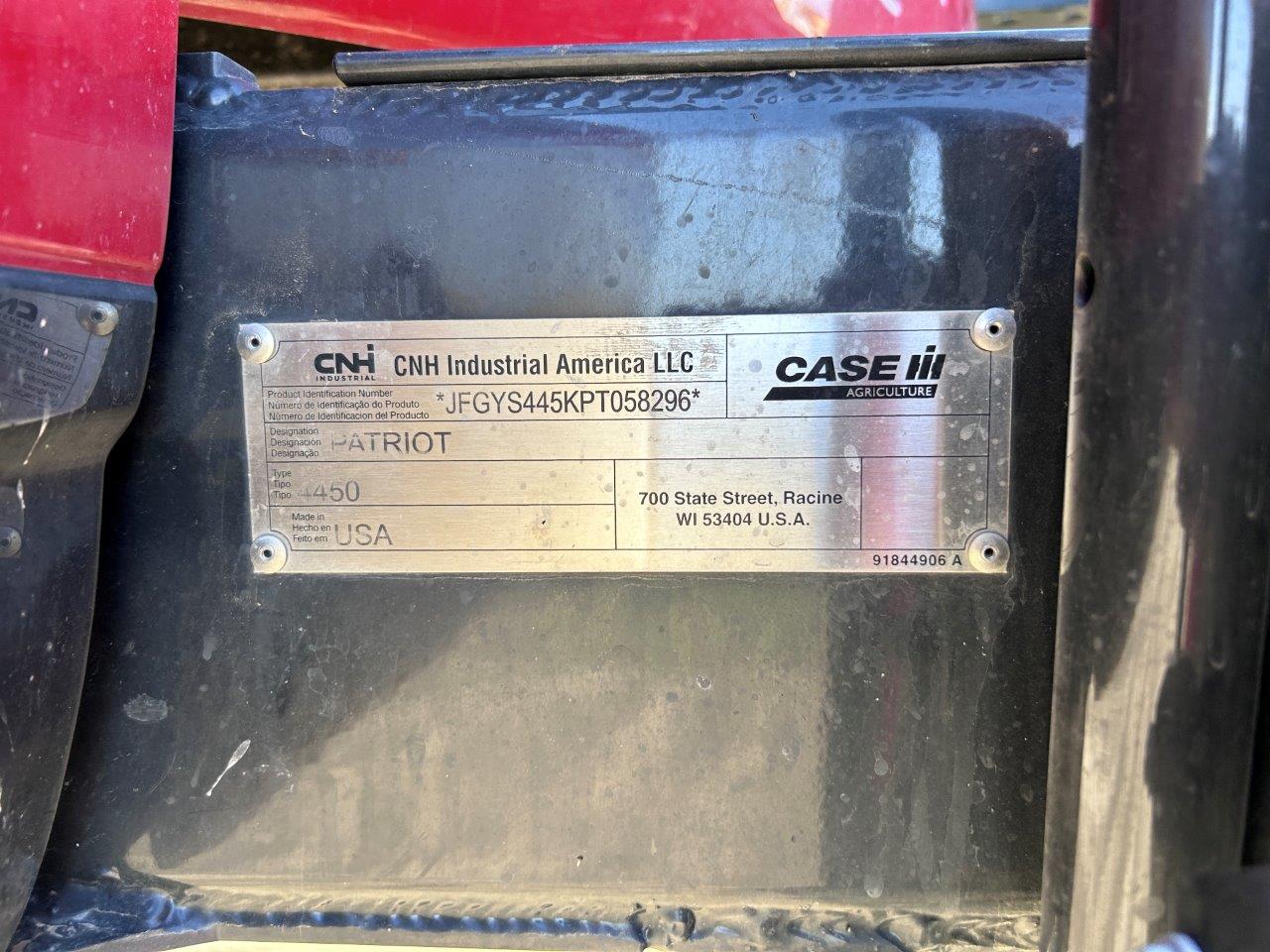 2024 Case IH Patriot 4450 Sprayer/High Clearance