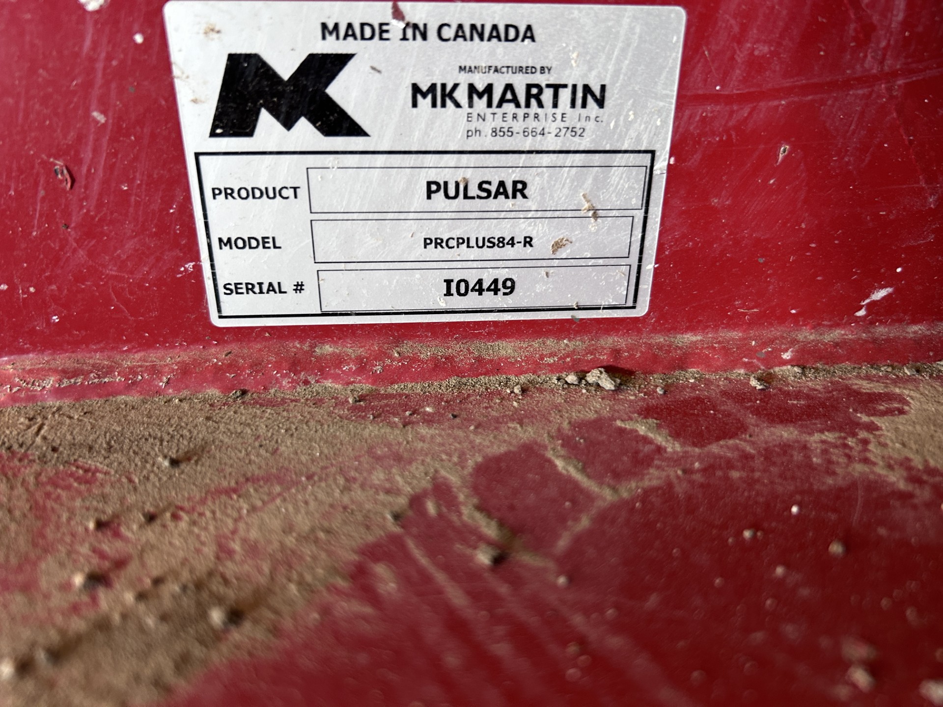 2020 MK Martin PRCPLUS84 Attachments