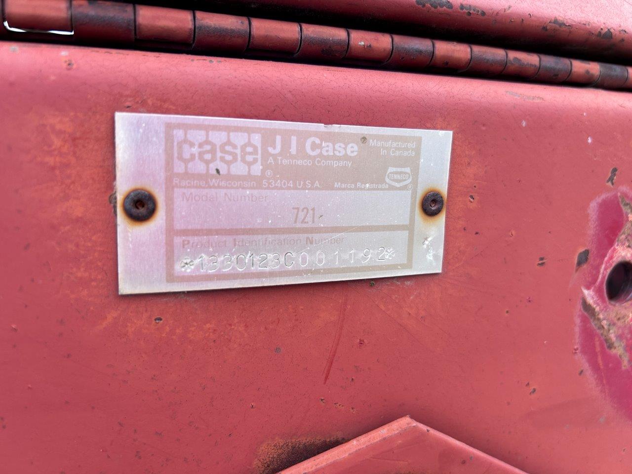 1986 Case IH 721 Windrower