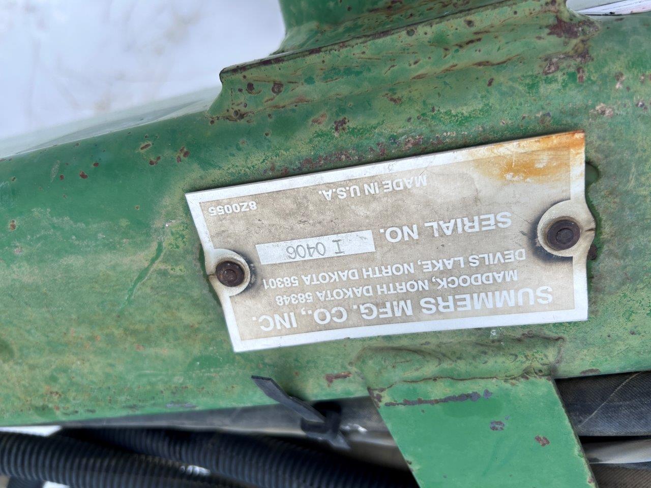 2009 Summers Ultimate NT Sprayer