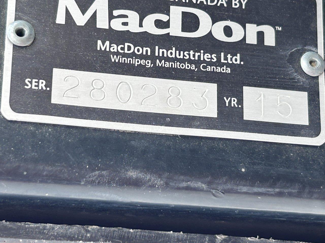 2015 MacDon FD75-45 Header Combine