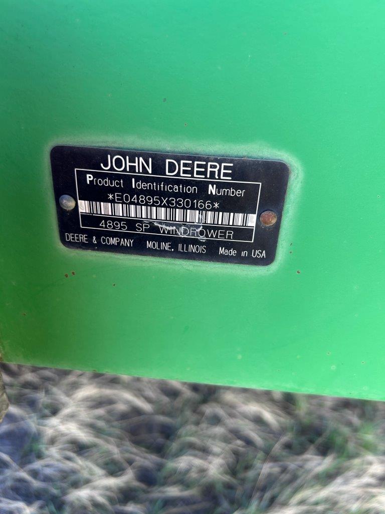 2007 John Deere 4895 Windrower