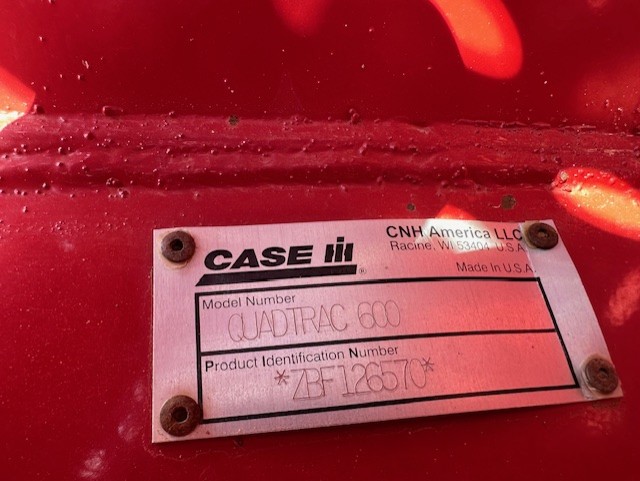 2011 Case IH STG600 Tractor
